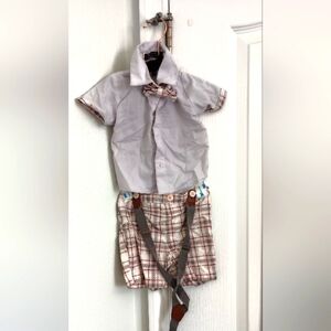 Happy Fella baby boy 3 piece shorts set